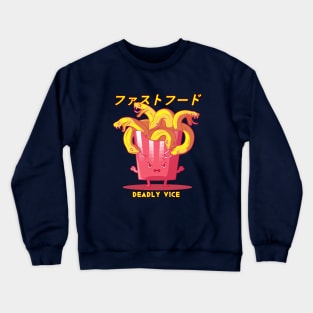 Deadly french fries Crewneck Sweatshirt